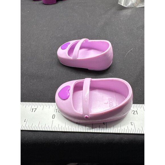Set Of 6 Battat Doll Shoes For 18" Dolls - Pink & Purple Variety - Picture 7 of 15